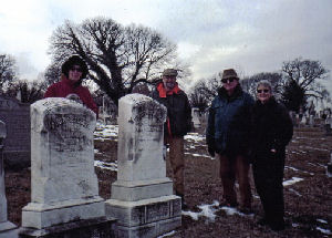 Tod Hall graveyard search party, Loudon Park, 25 January 2008