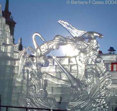 Ice City, sculpture, Ekaterinburg, Russia